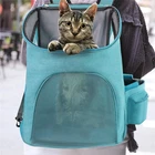 Multifunctional and convenient foldable pet backpack