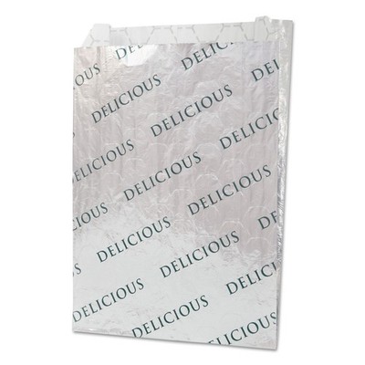 Bagcraft 300519 8 in. x 6 in. Foil/Paper/Honeycomb Insulated Bag (1000/CT) New