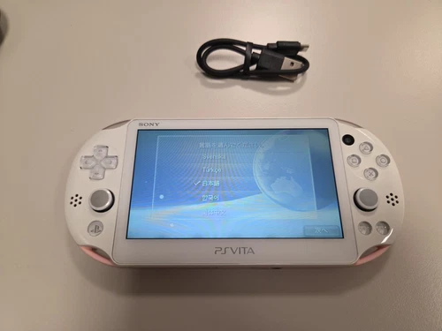 Sony PlayStation Vita-2000 Series Handheld Console White Pink