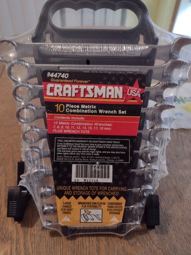 CRAFTSMAN 10-TEILIGES METRISCHES KOMBI-SCHRAUBENSCHLÜSSEL-SET NOS