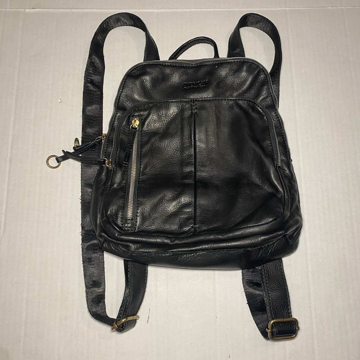 American Leather Co 100% Genuine Leather Cleveland Backpack 