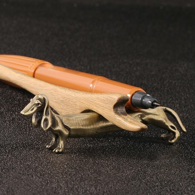 #ad #ad Brass Dachshund Figurine Crafts Creative for Nightstands Bedroom Living Room $14.98