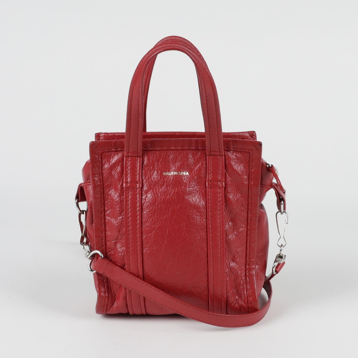 バッグ BALENCIAGA Small Bazar Shopper Balenciaga Black/Multicolor Graffiti Soft Lambskin Leather
