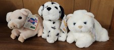 Lot Of 3 Old MacDonald's Talking Farmyard Friends Rare Dalmatian Pig  Cat 1993
