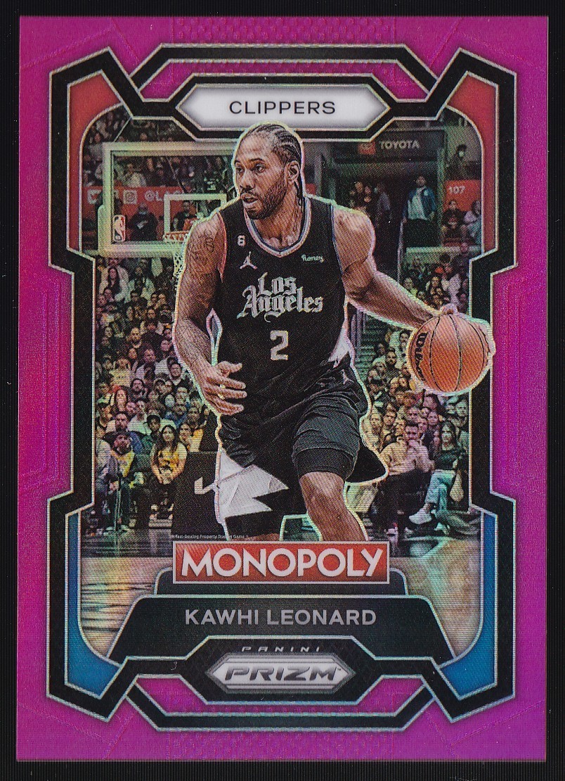 2023 Prizm Monopoly #37 Kawhi Leonard Pink /149 Clippers