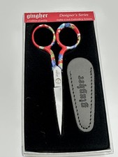 NIB Italian Gingher Designer Series 4" Embroidery Scissors SOPHIA