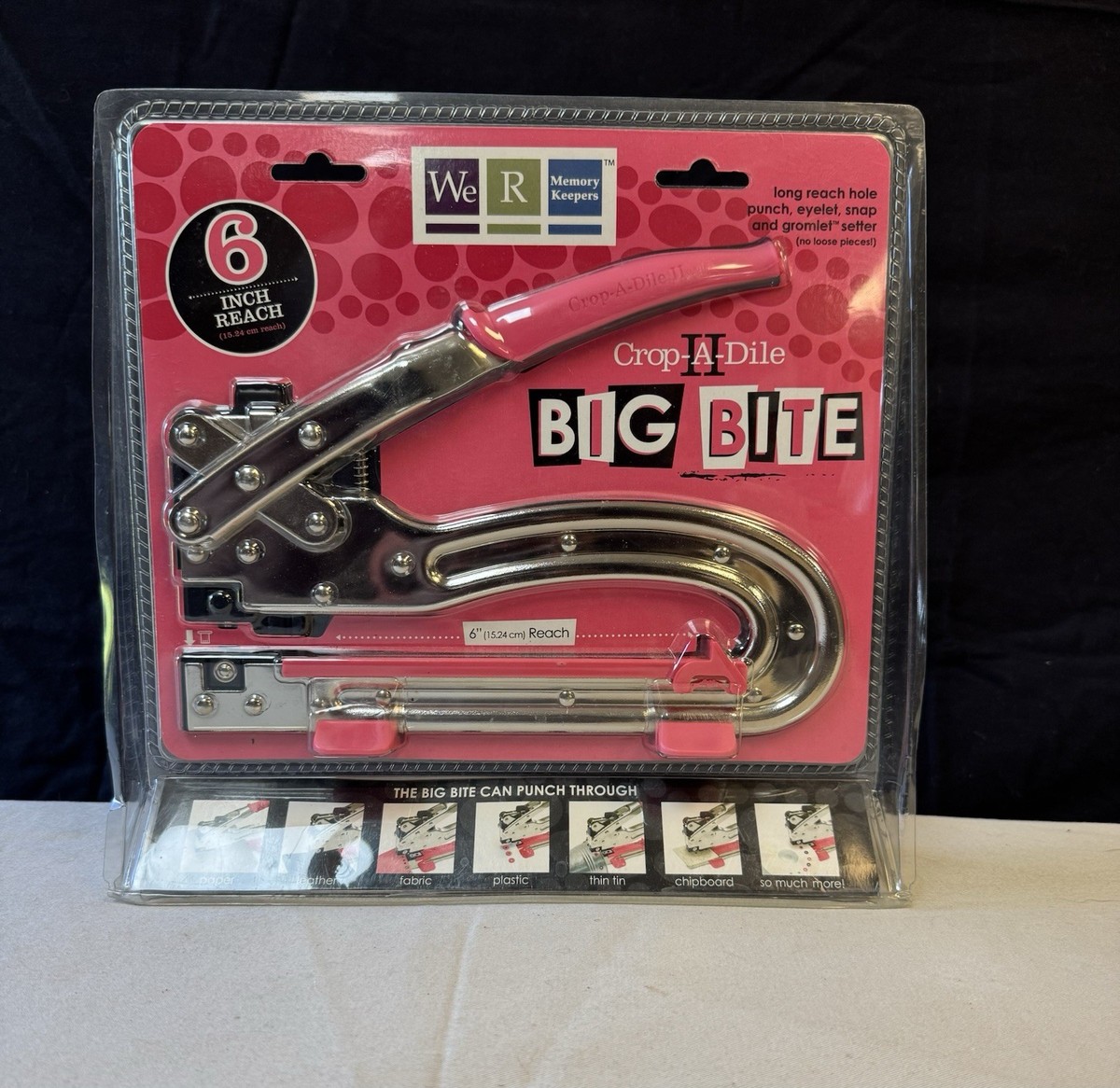 Crop-A-Dile II Big Bite Punch We R Memory Keepers 6-inch Reach | eBay