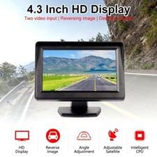 4.3'' Digital TFT LCD Car Color Monitor Screen For Rear View Reverse Camera UK