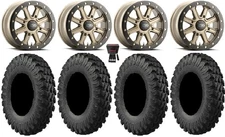 ITP Inertia Bdlk 15" Wheels Br +40mm 37" MotoRally Tires Renegade Outlander
