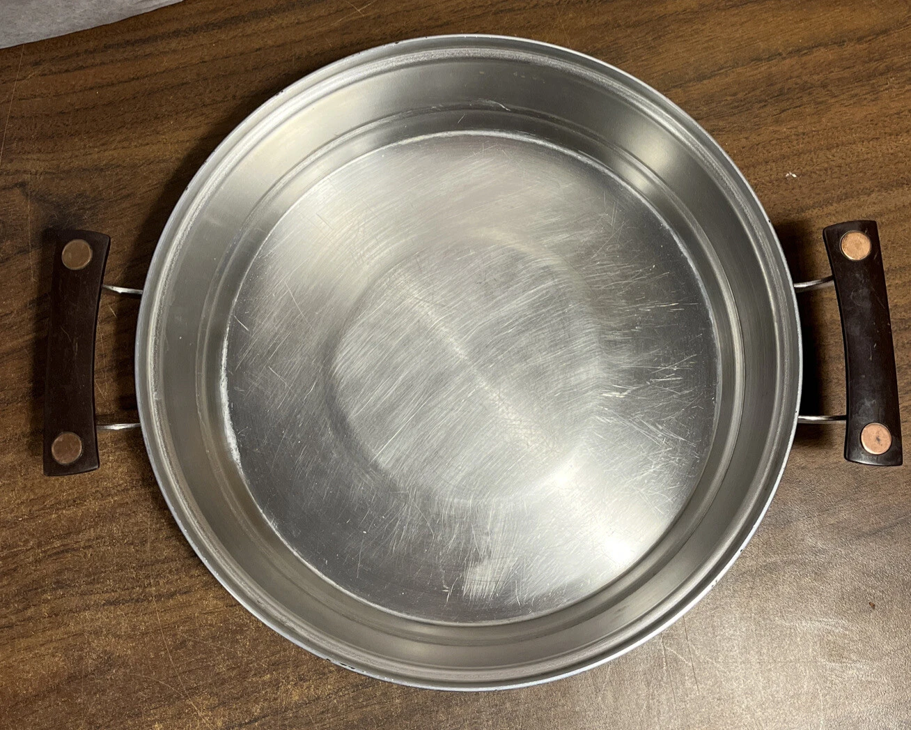 Vintage Presto Pride Stainless Steel Copper Bottom Pot Pan Skillet 10.5”