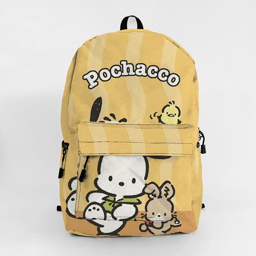Pochacco Cremallera 17" Mochila Bolso de Hombro Unisex Bolso de Libro Bolso de Hombro Unise Niños - Imagen 13 de 23