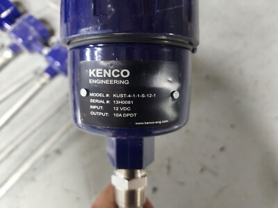 Kenco Engineering, KUST-4-1-1-S-12-1, Ultrasonic Level Switch