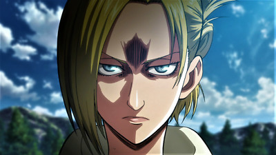 Anime Shingeki No Kyojin Annie Leonhart Blonde  Gaming Mat Desk 1805