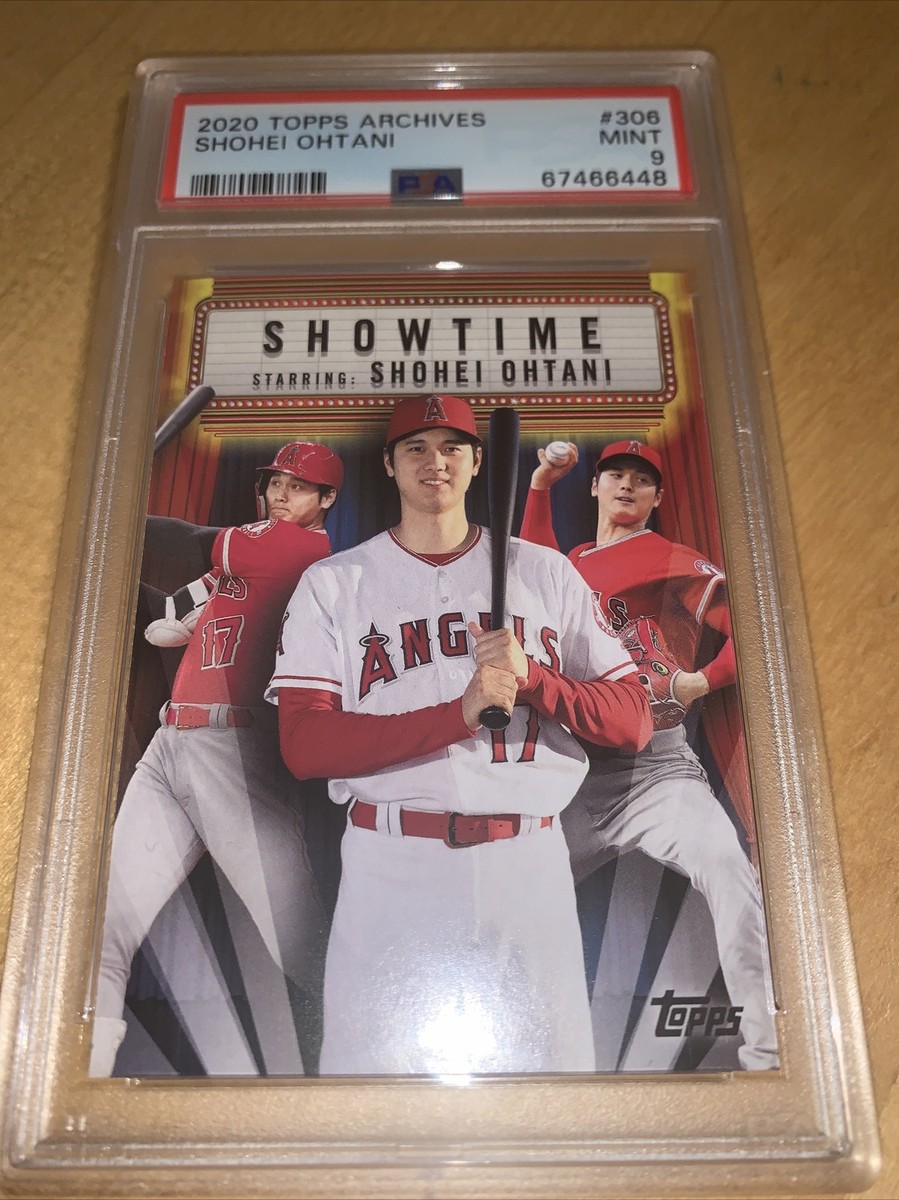 2020 Topps Archives Shohei Ohtani 306 PSA 9 Angels Showtime | eBay