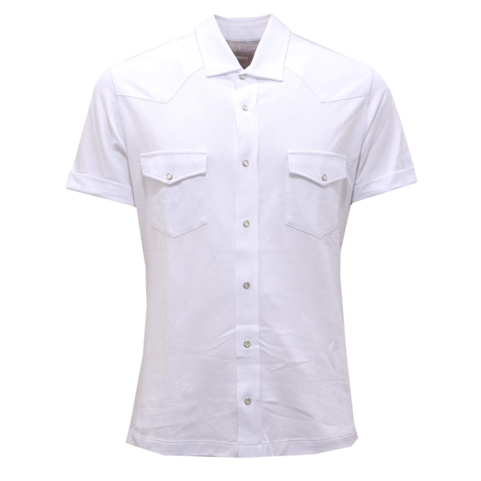 6370AG polo camicia uomo ELEVENTY белая хлопковая рубашка пике с коротким рукавом мужская 25490₽