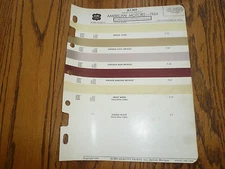 1964 AMC ACME Color Chip Paint Sample 