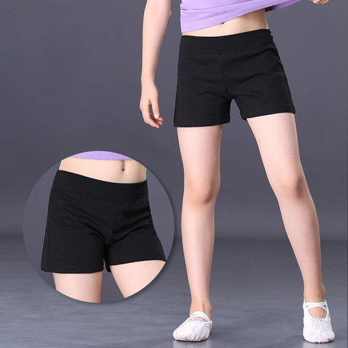 Girls Cotton Dance Shorts Dancewear Half Pants Gymnastic Activewear Bottom - Picture 2 of 17