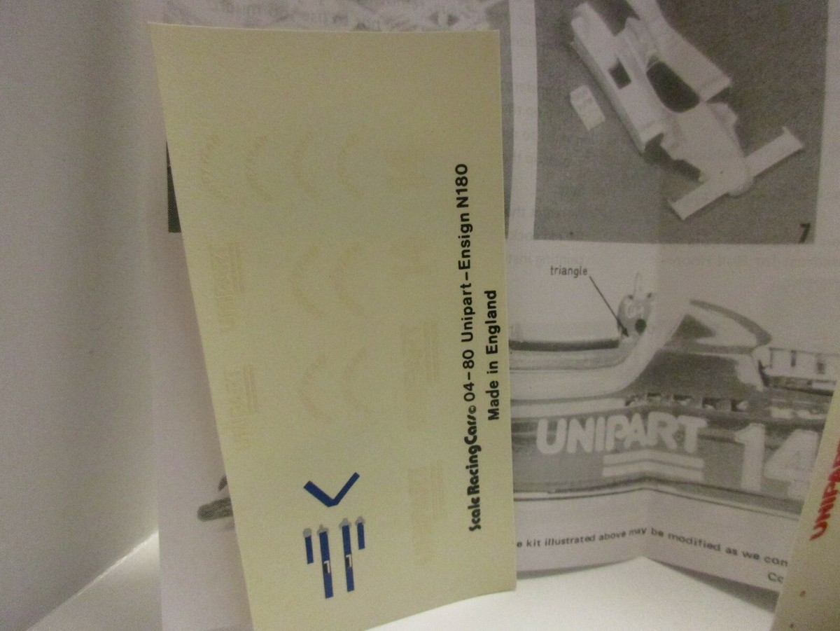 SMTS 1/43 ENSIGN N180 UNIPART LONG BEACH 1980 #14 KIT 04 METAL KIT