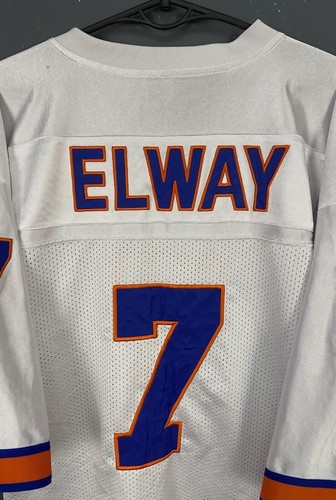 MEN'S JOHN ELWAY #7 1994 DENVER BRONCOS NFL FOOTBALL SHIRT JERSEY MAILLOT SIZE L - Picture 4 of 10