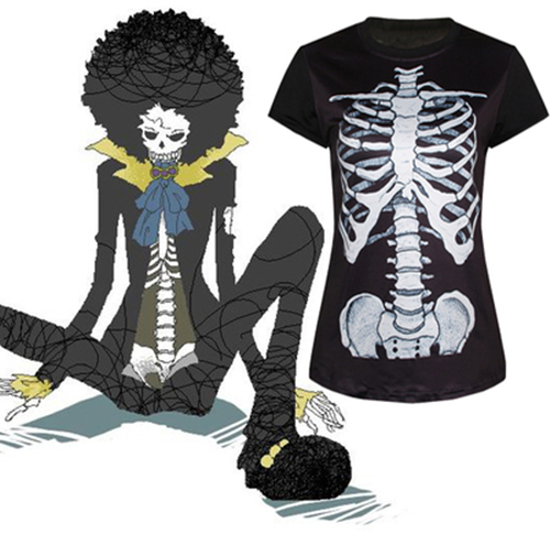 One Piece Burukku BROOK Cosplay Kostüm Costume Kleidung Anime Cartoon Set - Bild 7 von 12