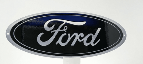 Ford Blue Oval Emblem Heavy Duty Steel Metal Sign - Ford Licensed (Large) - Picture 3 of 6
