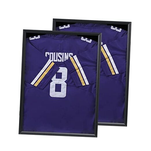 Jersey Frame Display Case Large Frames Standard Jersey Case Black Case 2Pack-image