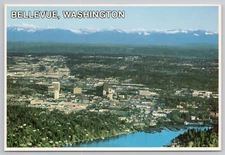 Bellevue WA Washington Meydenbauer Bay City Aerial View  Postcard
