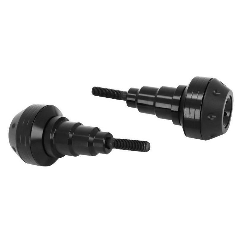 Tampon de protection moto pour éviter la casse du carénage en alu noir 10mm