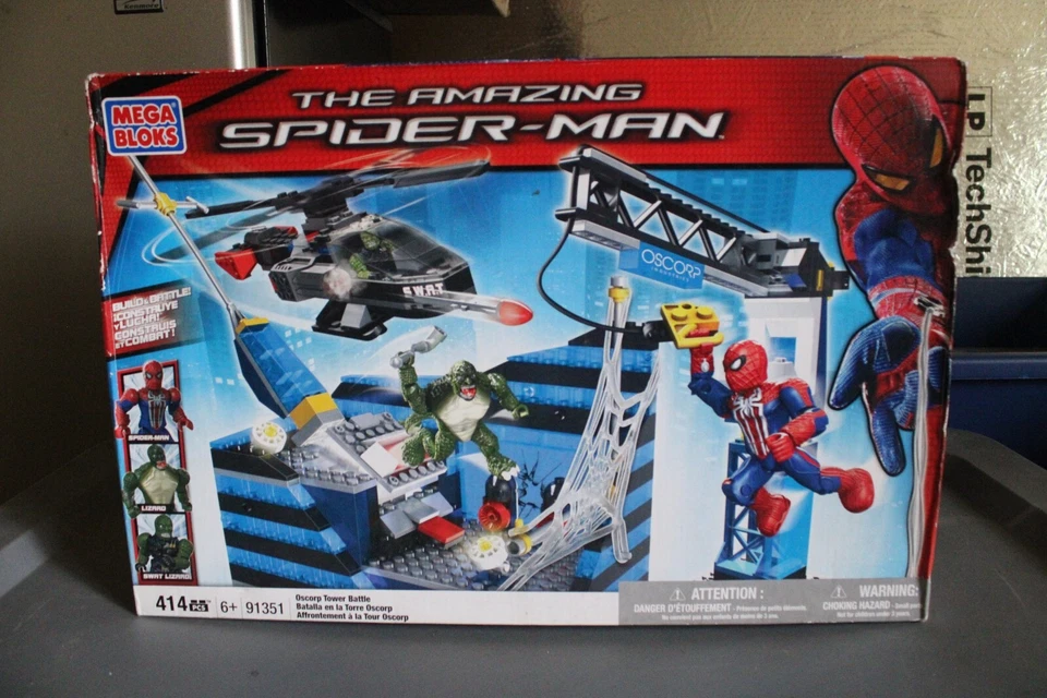 mega bloks the amazing spiderman lot 3 sets 91351, 91348, & 91330 Brand New - Image 2 of 4