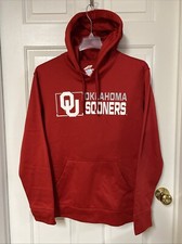 Fanatics Oklahoma Sooners NCAA Pullover Hoodie Sweatshirt Red Men s L NWT