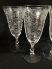 Cambridge Rose Point Crystal 7-1/2" Iced Tea Water Glasses, Set of 4 — photo 4