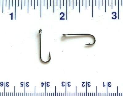 1000 super strong 9146 2X strength GT Black Nickel Aberdeen Fish Hooks size 12