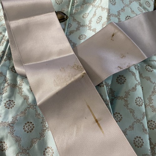 *FLAW Blue Gray Dirndl Oktoberfest Lace Dress Size 34 Beer Girl Cosplay Pocket - 第 13/13 張圖片