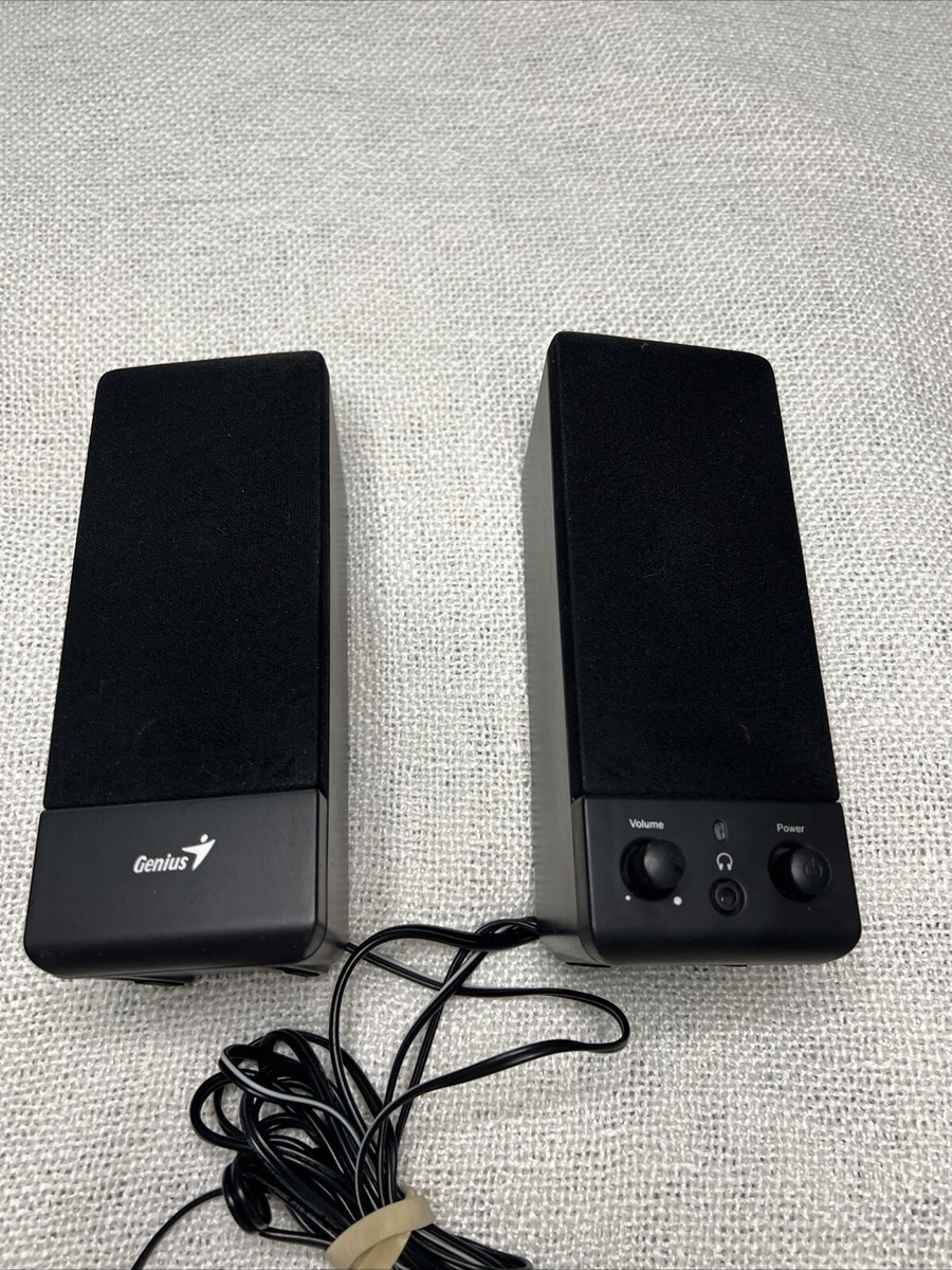 Genius Speakers SP-S110 Multi Media speakers 120V Stereo PC