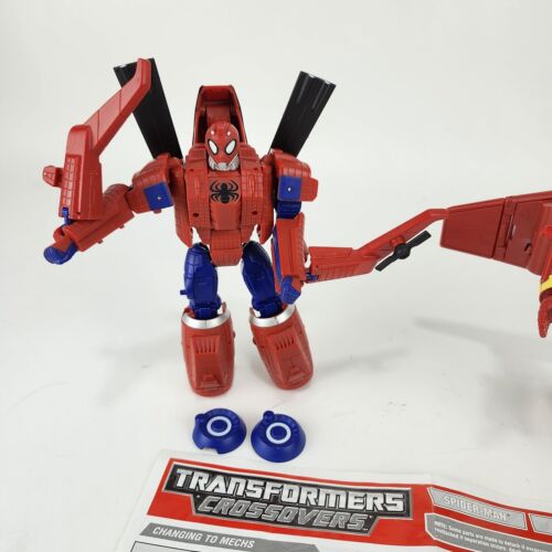 TRANSFORMERS CROSSOVER MARVEL UNIVERSE SPIDER-MAN AND IRON MAN 6 Modes - Picture 3 of 24