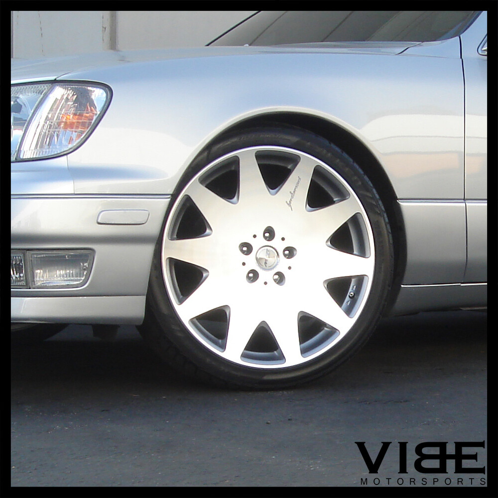 Vip Style Silver Rims (5) 19x8.5 MRR HR3 SILVER VIP CONCAVE WHEELS RIMS FITS LEXUS LS430 | eBay