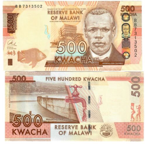 Malawi 500 Kwacha 2014 UNC - 第 1/1 張圖片