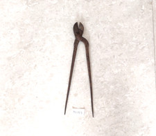 Vintage Handmade Rusted Iron Cutter Rich Patina Decorative Old Collectible TL153
