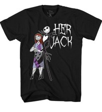 New Disney Tim Burton s The Nightmare Before Christmas T-Shirt Her Jack Size L