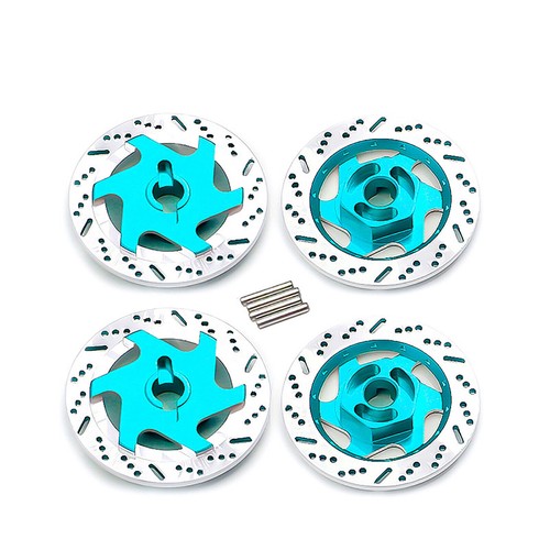 4pcs Metal Brake Disc Pad Set for 1:10 R09 RC RS Starscream Flat Roadster Car - Picture 8 of 12