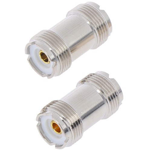 SO-239 UHF Female to Female RF Coax Cable Adapter Connector for PL-259 UHF ^Z JW - Zdjęcie 2 z 12