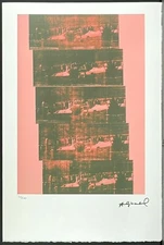 Andy Warhol * Gangster Funeral * Signed Lithograph * Limited # 17/100