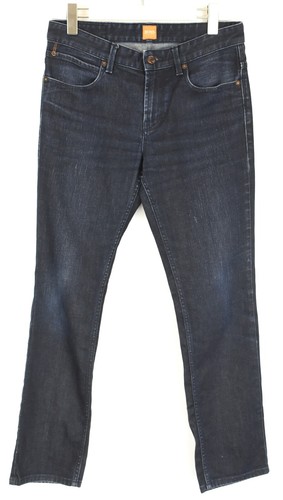 Hugo Boss orange Label BO63 Herrenjeans W31/L32 schmale Passform Schnurrhaare verblasster Reißverschluss - Bild 1 von 10