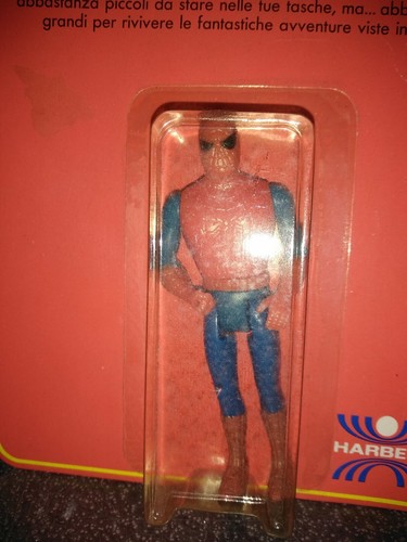 MEGO Spiderman Marvel Pocket Super Heroes Harbert italian card MOSC - Foto 2 di 5