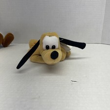 Pluto The Disney Store Bean Bag Vintage Plush Stuffed Toy with Tags