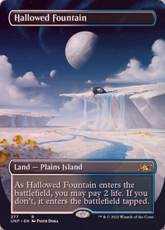Fuente Sagrada 277 - Arte Alternativo Sin Fronteras - Lámina Casi Como Nueva Magic The Gathering - Imagen 1 de 1