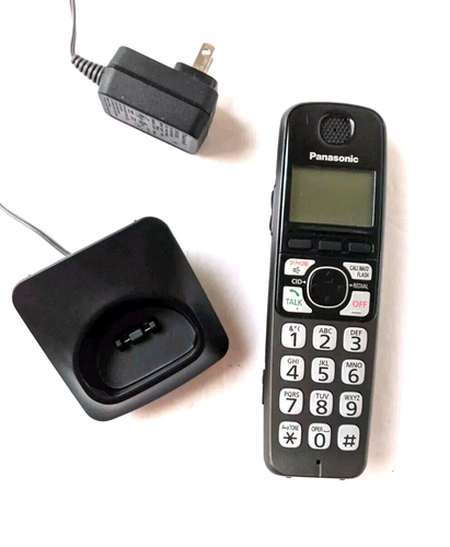 Panasonic KX-TGA470 Mobilteil Telefon & Dock Cradle PNLC1029 schwarz