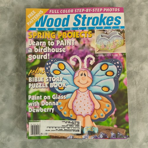 Lot of 8 Wood Strokes Woodcrafts Magazine 2002 - 2004 Painting & DIY Crafts - Picture 2 of 24