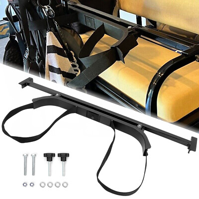 #ad #ad Golf Bag Holder Bracket Attachment Cart For EZGO Club Car Yamaha Rear Seat $34.89