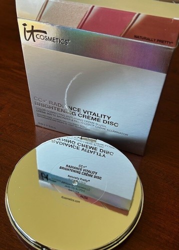 IT Cosmetics CC+ Radiance Vitality Brightening CREME Disc, Naturally Pretty, NEW - Picture 7 of 10